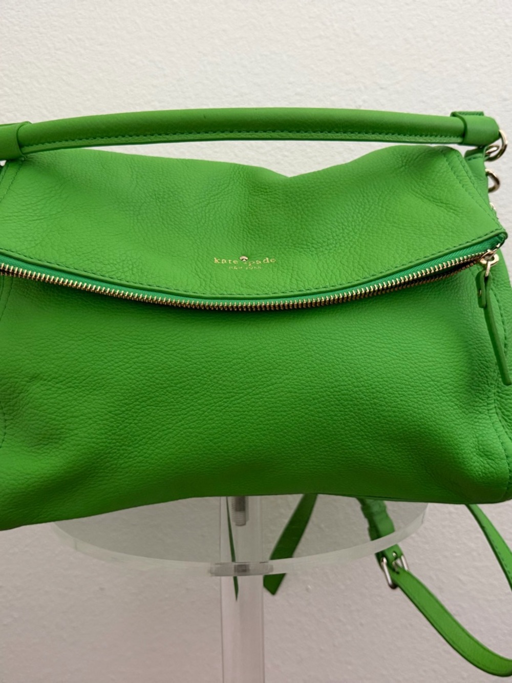 kate spade cobble hill little minka apple green Leather Shoulder Bag - Picture 3 of 8